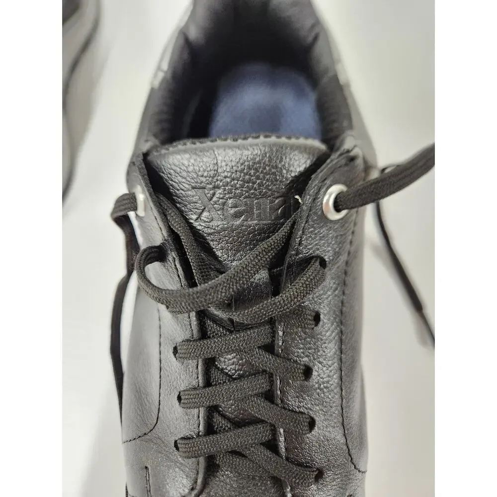 Xena Workwear Rogue EH Work Shoes For Women's, Size 8, Black & Silver. Steel Toe